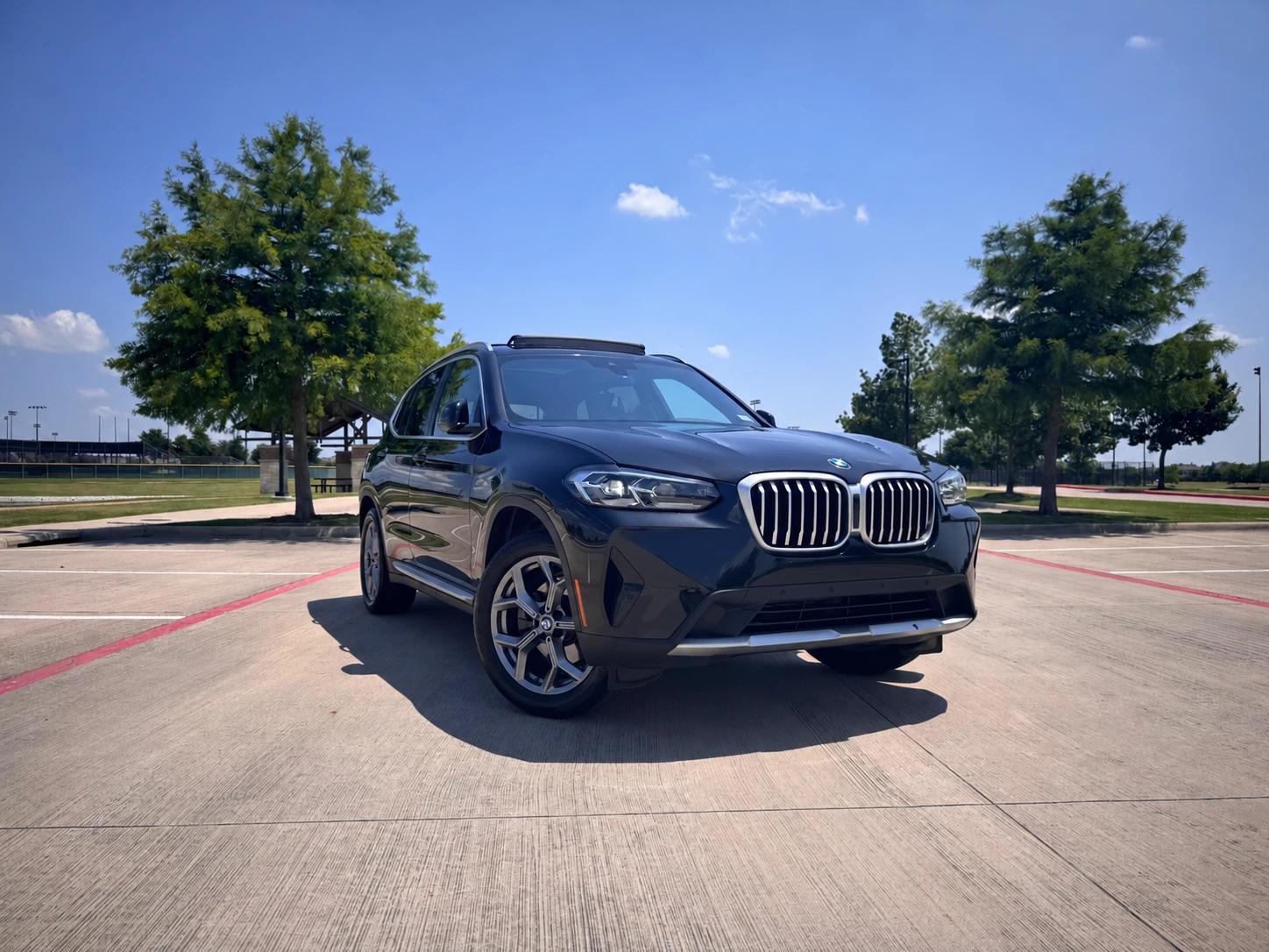 BMW X3 photographed outdoors in our early days